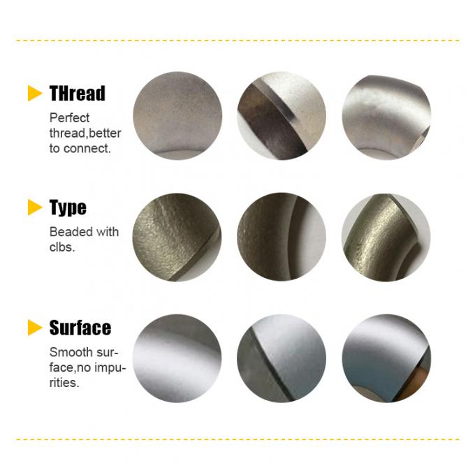 カスタムサイズのButtweldシームレスコンセントリックリデュッサー ASME B16.9 産業用パイプアプリケーションに認定 1