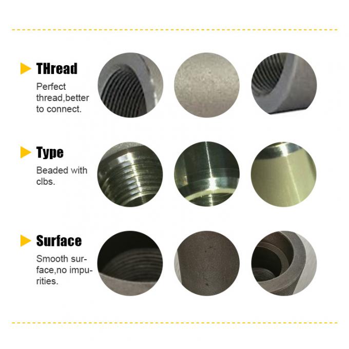 ASTM A105/A350 1" 3000LB LF2 高圧スレッド管フィッティング 3