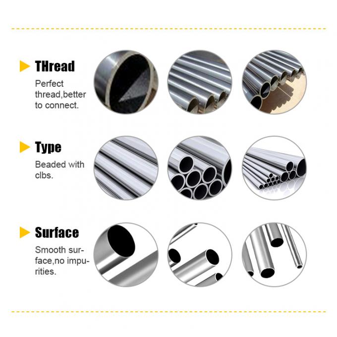CuNi 90/10 パイプ ANSI B36.19 DN50 1.5MM ASTM B466 UNSクーパー ニッケルシームレス鋼管 1