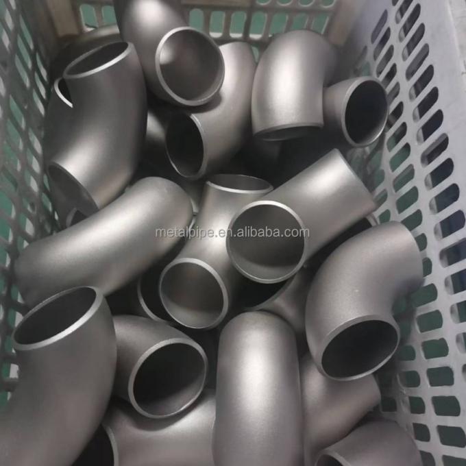 金属銅ニッケルフィッティング ASME B36.19 LR/SR 2インチ Sch10s 90度肘管フィッティング 3