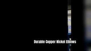 銅ニッケルエルボ耐久性のある 3000# 鍛造