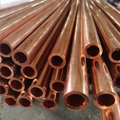ASTM B111 CuNi 90/10 Seamless Tube ±0.1mm Tolerance Brushed Finish Custom Sizes