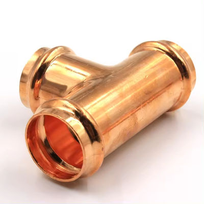 Corrosion-Resistant C70600 Copper Nickel Equal Tee with Threaded Connection for DN20 Pipes