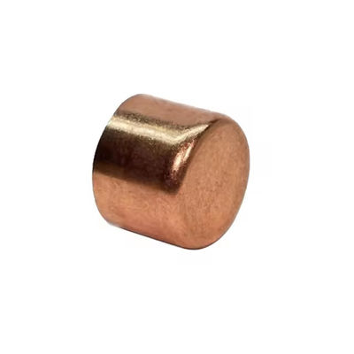 Copper Forged Threaded End Cap 15 Inch SCH10 Sand Polishing Pipe Fitting