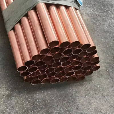 ASTM B111 CuNi 90/10 Seamless Tube ±0.1mm Tolerance Brushed Finish Custom Sizes