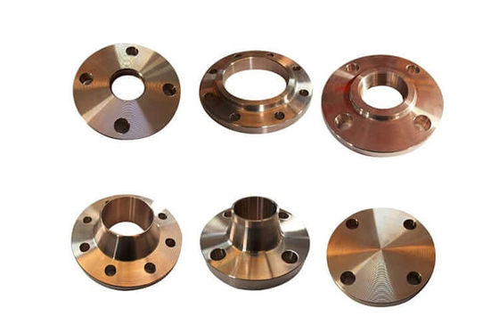 Weld Neck Copper Nickel Flange Corrosion Resistant for High Pressure Marine Engineering
