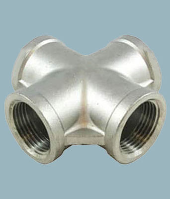 1/4 Inch Stainless Steel Double Compression Socket Weld Cross Class 2000/3000