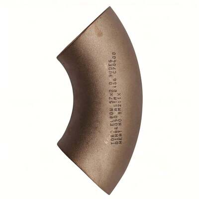 CUNI ASTM B466 UNS C70600 1.5D 90° 3'' 10Bar エルボ ASME B16.9