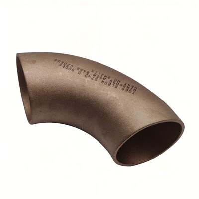 銅ニッケル ASTM B466 CuNi10Fe1.6mn 1.5D 90° 3インチ エルボ