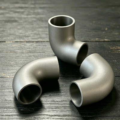ASME B16.9 90 度 CuNi 70/30 エルボ Sch40 海洋産業用突合せ溶接管継手